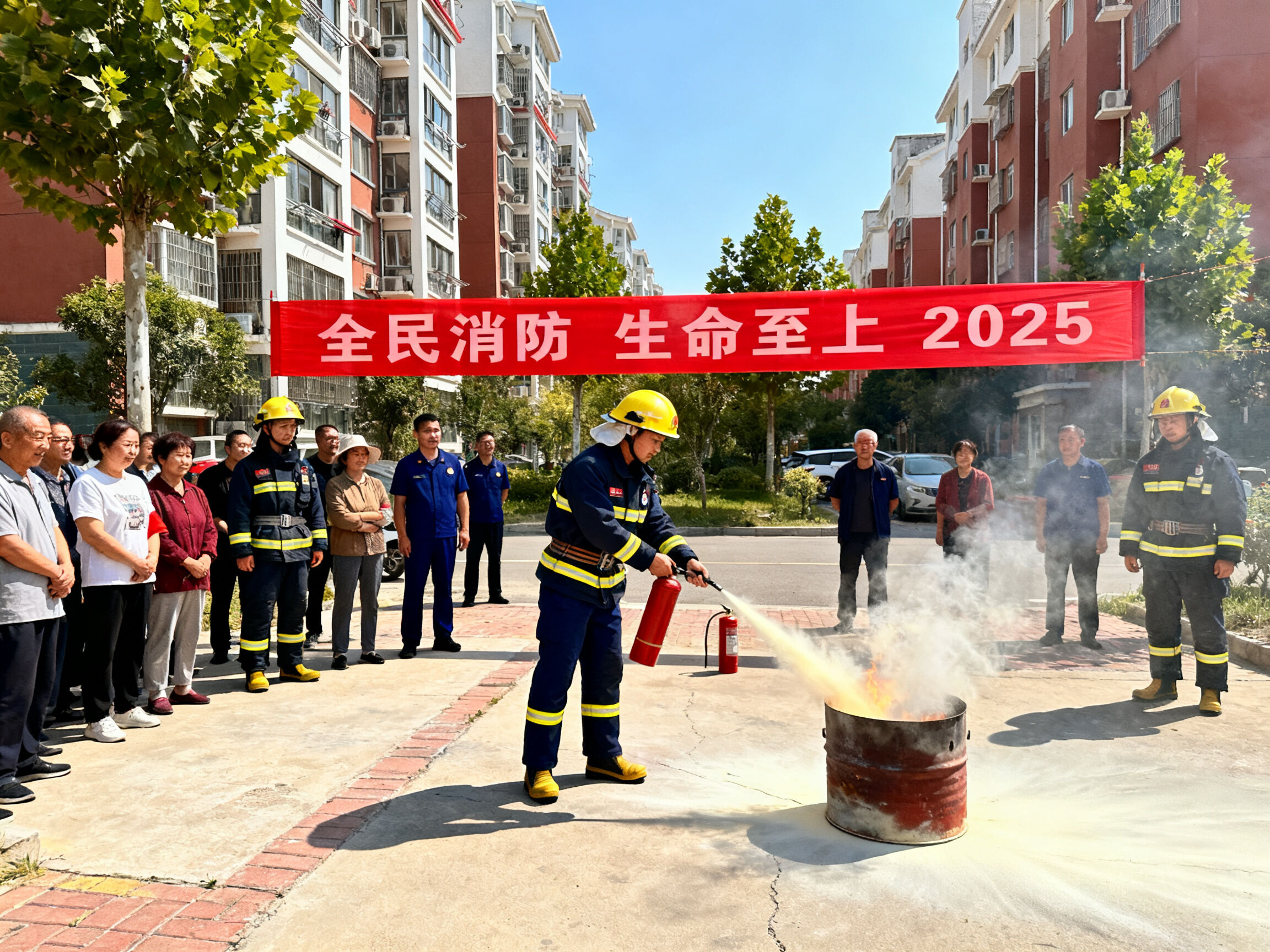 Xinzhuang Fire Safety Month Drill